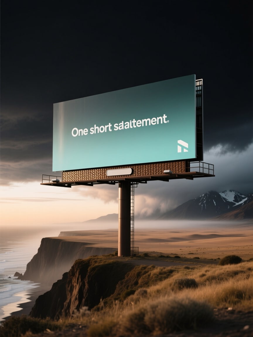An out-of-home campaign placement, rendered by McLeuker AI